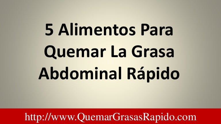 Dietas para adelgazar el abdomen en un mes lo